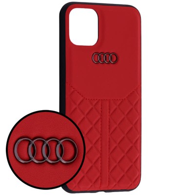 Audi Q8 Series Leather Iphone 11 Pro Max Protective Back Case Cover Red Ebay