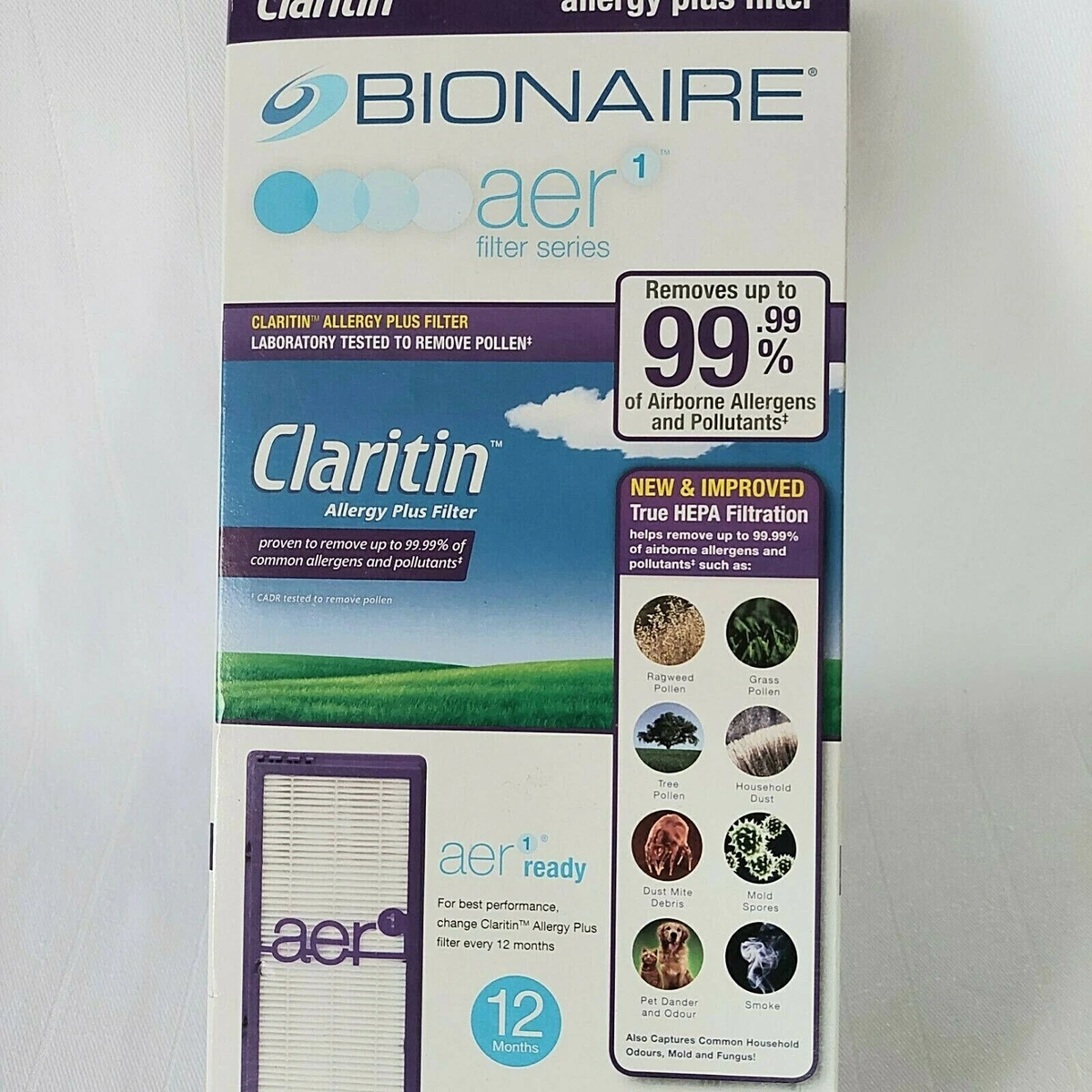 Claritin bionaire true hepa air purifier deals