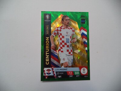 Topps Match Attax Euro 2024 Germany Luka Modric Centurion Emerald CC3