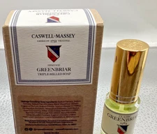 Classic GREENBRIAR by Caswell-Massey Cologne Spray 0.5oz & Triple Milled Soap