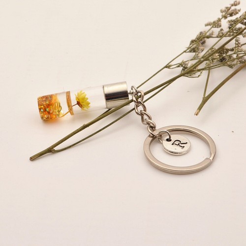 5 Count Preserved Flower Keychain Miss Creative Chains Aesthetic Keychains - Zdjęcie 8 z 12