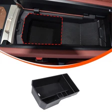 ABS Car Multipurpose Armrest Storage Box Container Box Tray For BMW IX 2022-2024