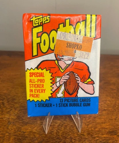1983 Topps Football Unopened Factory Sealed Wax Pack - Walter Payton ? Montana ?