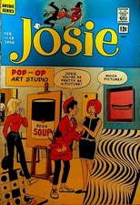 Josie 18 Archie Comics 1966 Pop Art Andy Warhol Tribute Cover