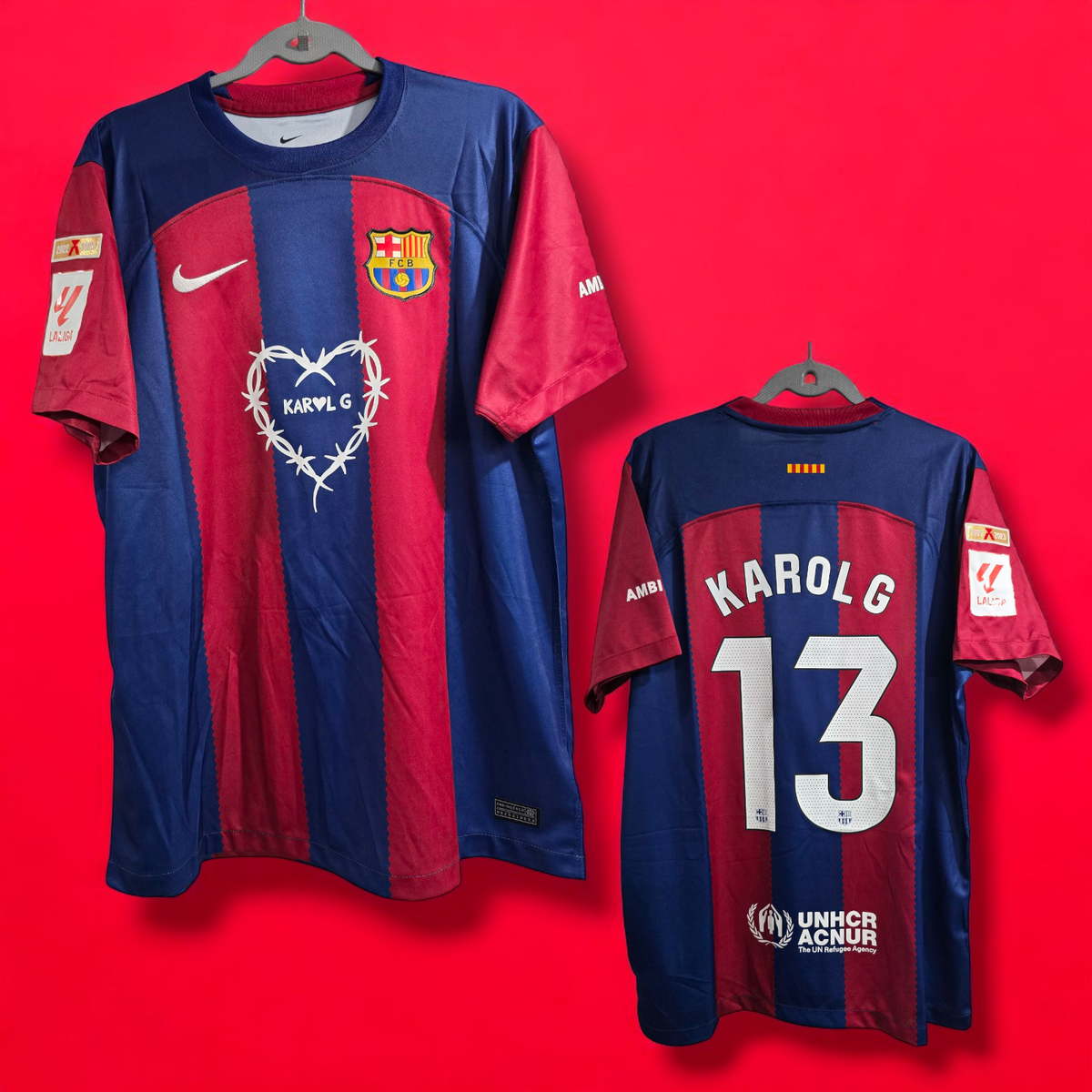 Barcelona 24/25 Home - Football Soccer # 13 - 2XL Reg (USA-XL) | eBay