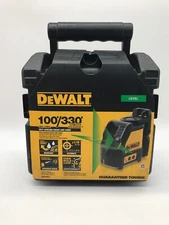 DeWALT Self-Leveling Cross Line Laser. 30m/100m 100'/330' Max Range.