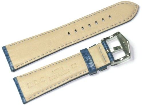 SHARK GRAIN WATERPROOF LEATHER WATCH STRAP 20mm 22mm HAND MADE ROCHET FRANCE - Picture 3 of 7