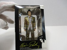ELVIS PRESLEY Christmas Ornament by Kurt Adler  ZWEMP1901B Gold Jumpsuit EC