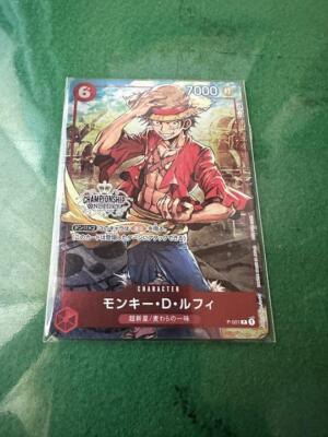 ONE PIECE Card Game CHAMPIONSHIP P001 Monkey D Luffy Eiichiro Oda