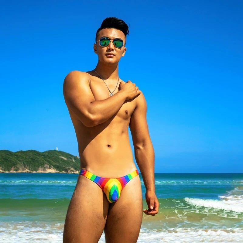 Sexy Men's Swimwear Swimsuits Men Swim Briefs Bikini Gay