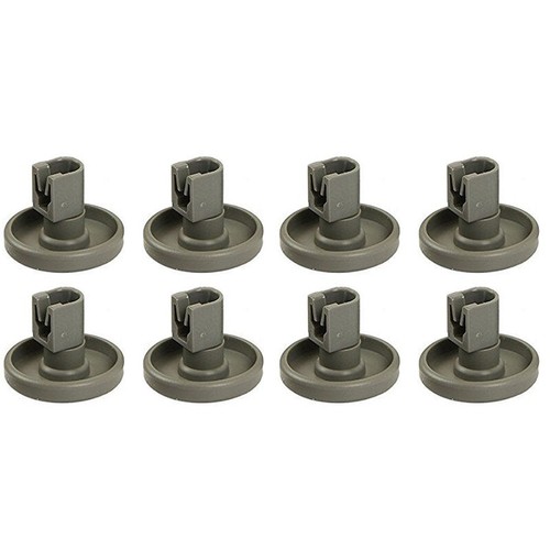 8PCS Dishwasher Wheels for AEG Favorit Privileg Zanuss with Plastic