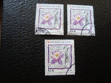 CROATIE - timbre yvert/tellier n° 231 x3 obl (A51)