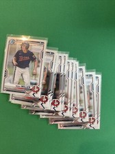 2021 Bowman Chrome NOAH MILLER RC  1st Bowman Cleveland Guardians Lot 5