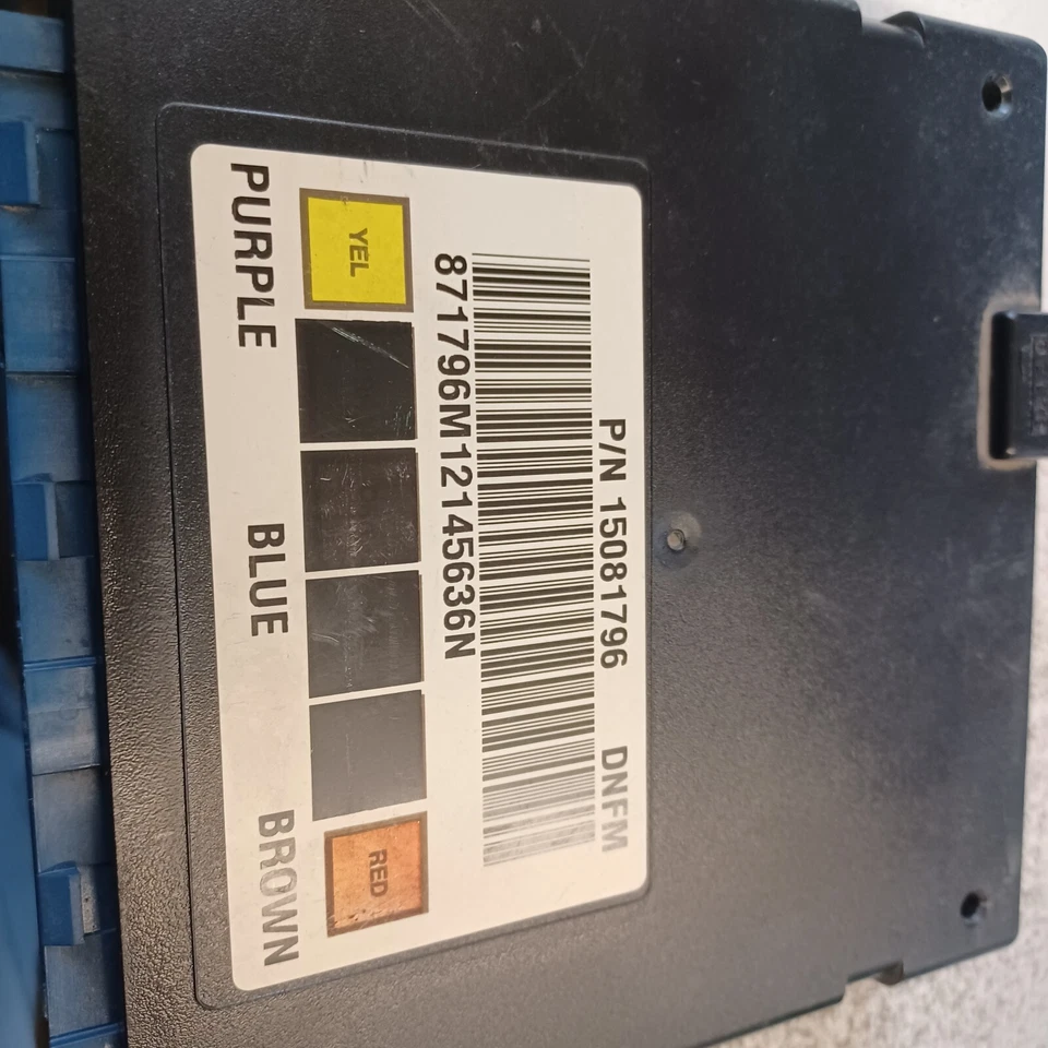 GMC Sonoma S10 2003 Chevy módulo de control de carrocería OEM 15081796 Foto 3 de 4