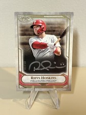 2021 Topps Tier One Talent Autograph /10 Rhys Hoskins #TITA-RHO Phillies Auto