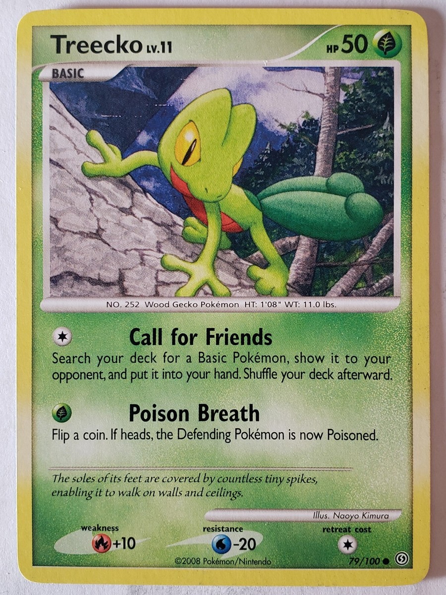 Treecko 79/100 VLP - Stormfront Pokemon Card - Naoyo Kimura Art | eBay