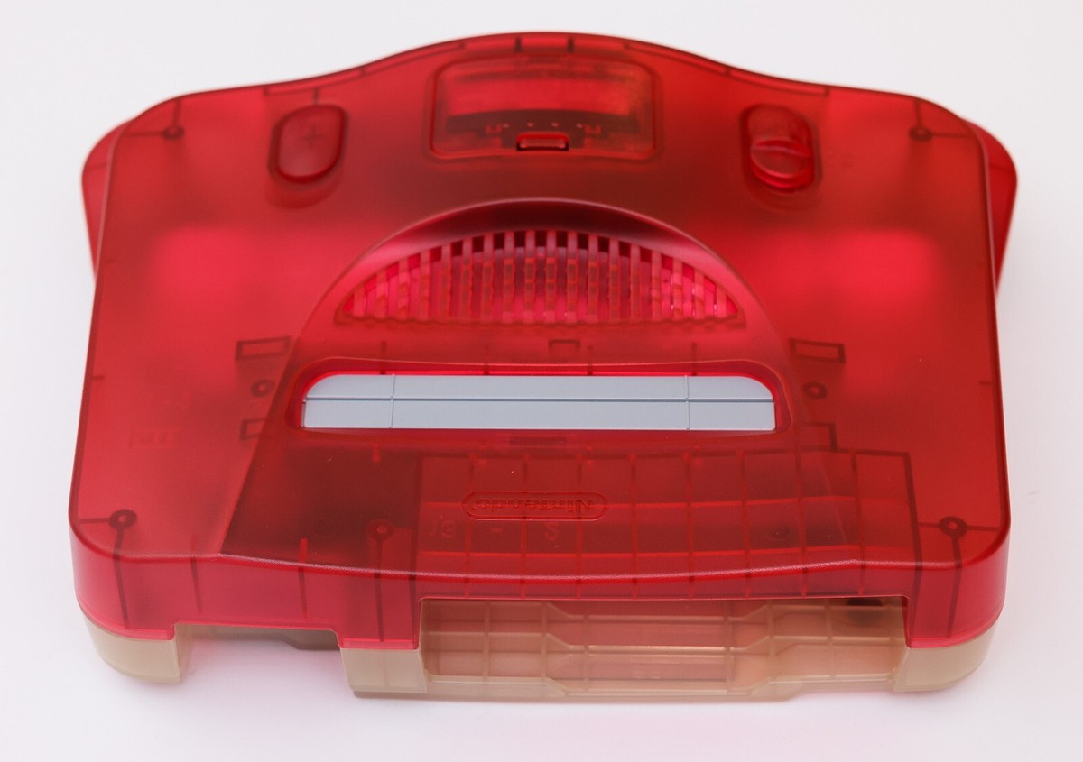 Nintendo 64 Clear Red N64 Console System JP Japan - New | eBay Nintendo 64 Clear Red N64 Console System JP Japan - New | eBay