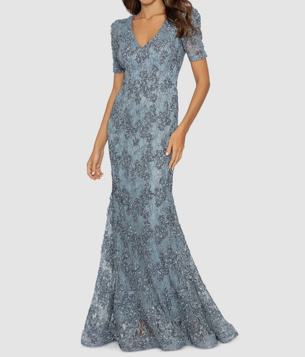 sachin and babi light blue dress Xscape | Dresses | Xscape Long Sleeve Soutache Embroidered Floral Lace Midi Sheath  Dress Size J