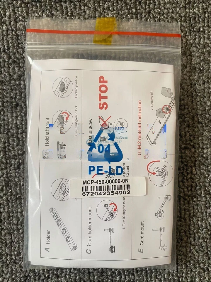 for X11 MB SuperMicro MCP-450-00006-0N 0B Plastic M.2 holder kit  - Image 3 of 3