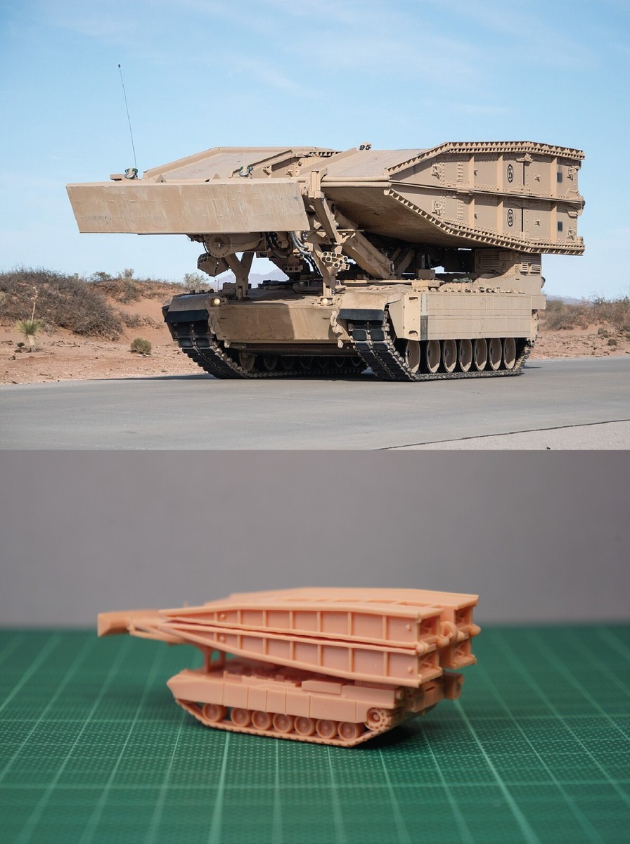 1/144 USA M1074 Joint Assault Bridge System (fine detail) Resin