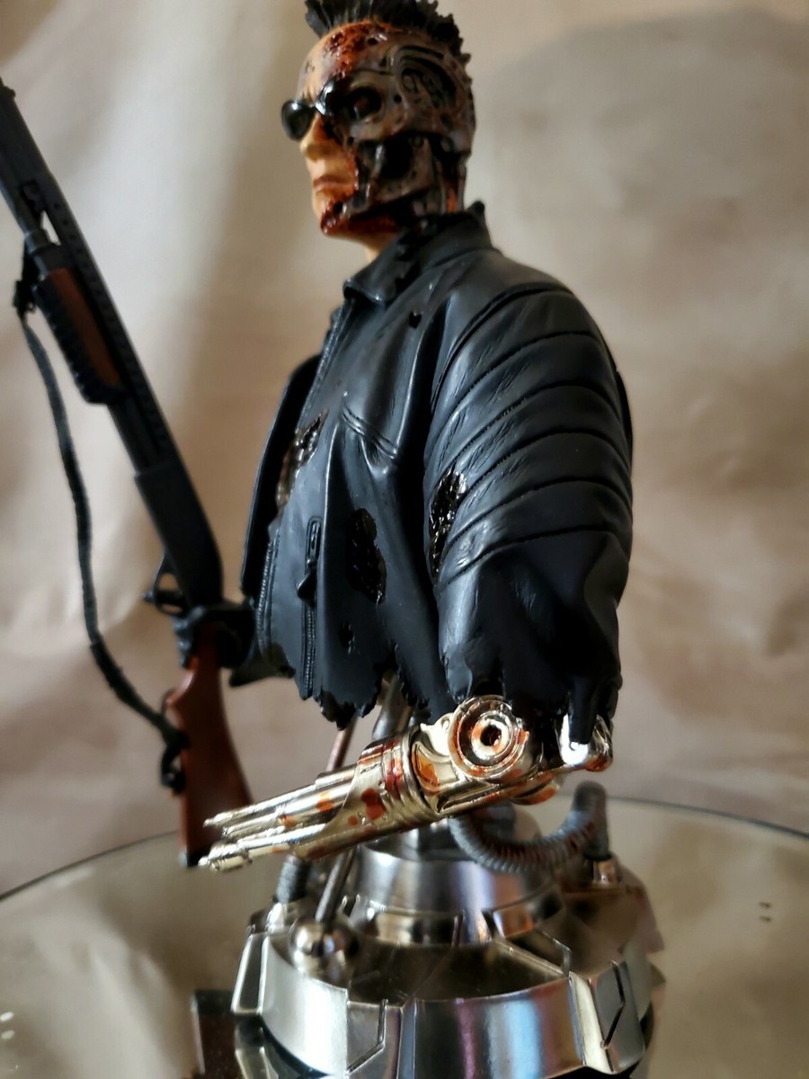 3 Gentle Giant TERMINATOR 3 ARNOLD Bust statue RARE Mint in Box +