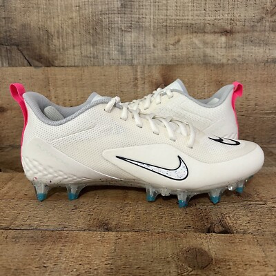 Nike LAX Lacrosse Cleats Alpha Huarache 8 Pro Mens Sz 8 Hyper Pink CW4439-116
