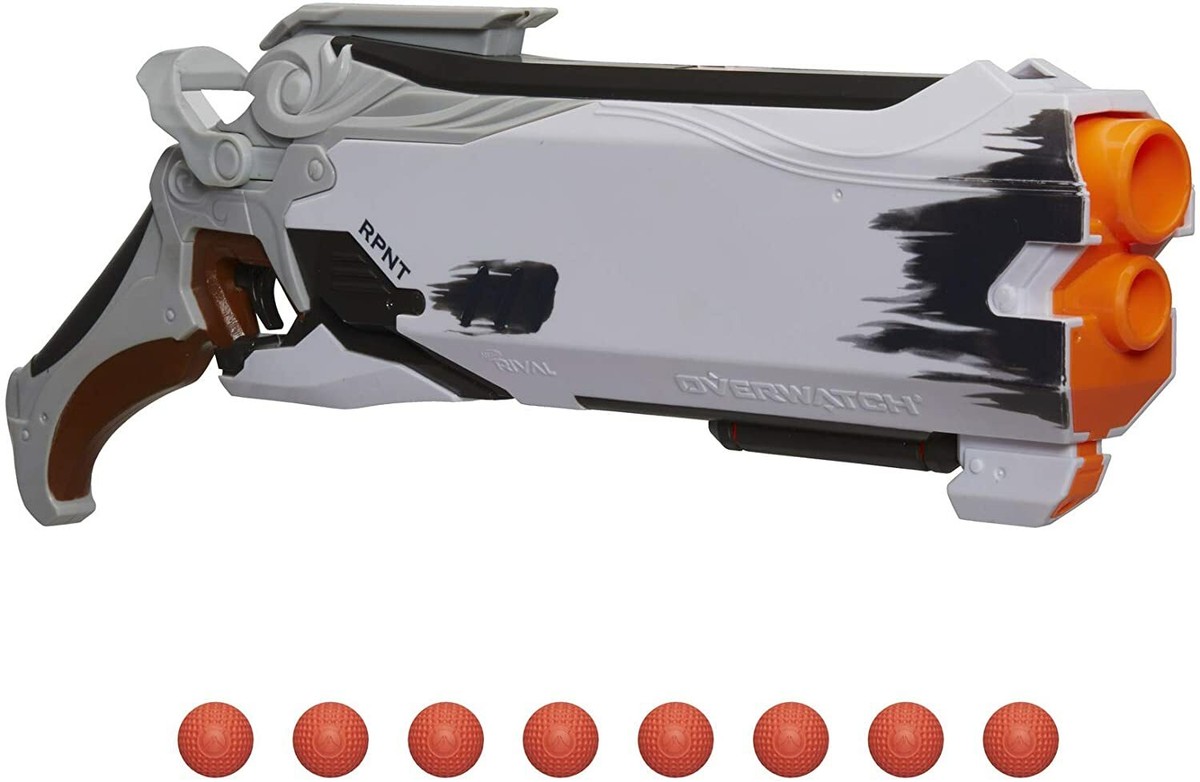 NERF Overwatch Reaper (Wight Edition) & 8 Overwatch Rival Rounds