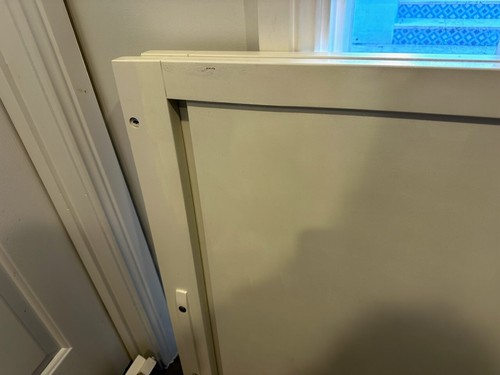 Pottery Barn Cot/Crib with conversion kit, mattress, and mobile arm - Picture 9 of 10
