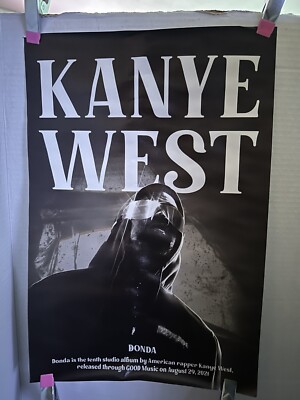 Kayne West Donda Canvas Poster 12x18  UNFRAMED 