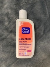 Clean Clear DUAL ACTION Acne Moisturizer 4oz salicylic acid Oil-Free Exp7/25