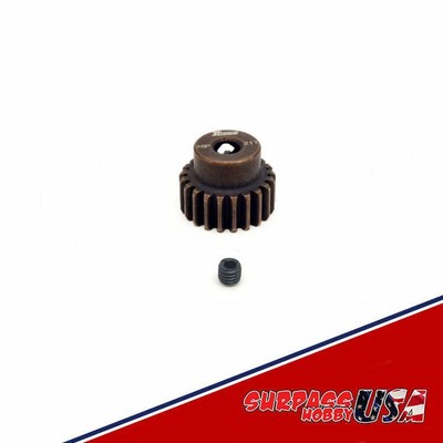 Surpass Hobby USA 21T 48P Rocket Diamond Red HC Steel Pinion Gear NEW!