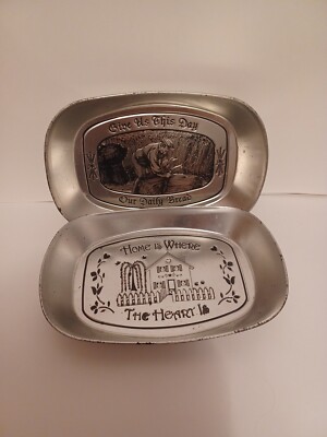 2 Aluminum Bread Tray Our Daily Bread By Dat'l Do It *FREE SHIPPING*