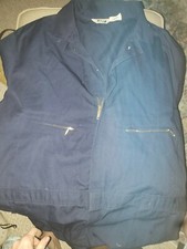 Key Men's Twill Long Sleeve Work Coveralls, Navy Blue