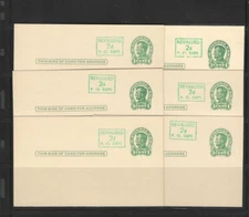 New Small Pack of 6 UX40 U. S. Mint Postal Cards