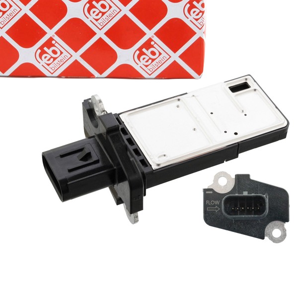 febi 105910 Luftmassenmesser FüR Ford Focus II MK2 III MK3 B-MAX Fiesta VI 1.6Ti-image