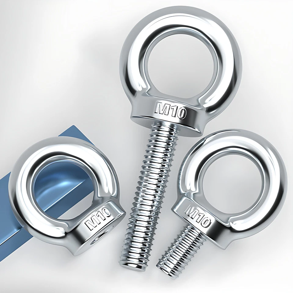 Ringmutter Ringschraube Edelstahl M3 M4 M5 M6 M8 M10 - M36 Verzurröse Auge Ring - Bild 3 von 4