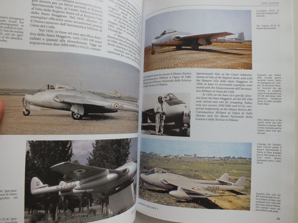 I Vampire Italiani/ Vampire in Italian Service (Aerofan speciale 5) *Eng/Ita* - Image 3 of 3