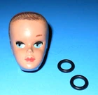 Vintage Barbie 1964 MISS BARBIE #1060 HEAD-HAIRBAND-WORKING SLEEP EYES-BANDS