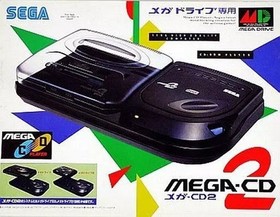 SEGA Mega Drive Hardware MEGA CD 2 Console HAA-2912 Tested 1993 From JAPAN