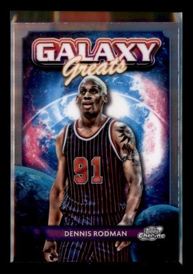 2023-24 Topps Chrome Cosmic #GG-4 Dennis Rodman Galaxy Greats The BallCap Exec