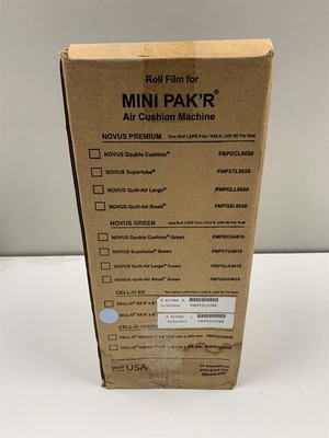 Uline S-12882 8x8 Air Pillow Film for MINI PAK'R Machine - 2 Rolls Case