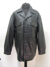 GIACCA DA CAMPO VINTAGE ROCK N BLU PELLE DI CAPRA TAGLIA XL