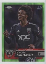 2023 Topps Chrome MLS Neon Green Lava Refractor /99 Kristian Fletcher Rookie RC