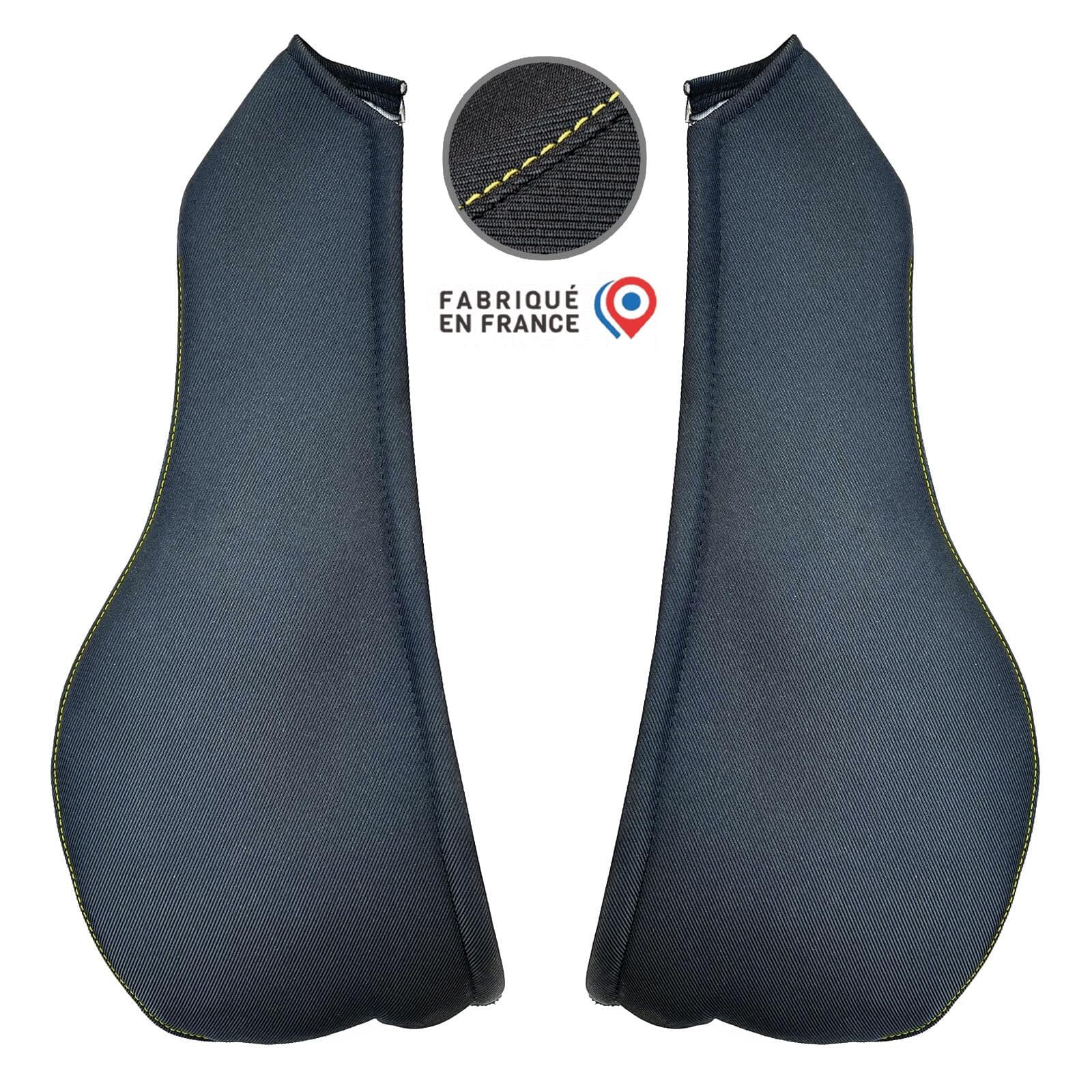 Kit housses de rechange Recaro Golf 3 MK3 GTI noires à coutures jaunes