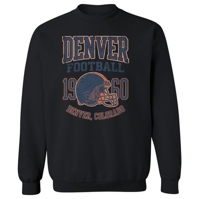 Vintage Denver Inspired 1960 Graphic - Helmet Design Unisex Crewneck Sweatshirt