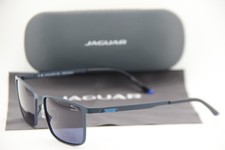 NEW JAGUAR MOD. 37509-3100 GUNMETAL BLUE AUTHENTIC SUNGLASSES 57-17