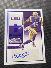 2016 Panini Contenders Draft Picks - College Ticket Deion Jones #308 Blue Foil  