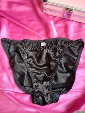 Vintage New Without Tags Fashion Bug Satin Silky Shiny String Bikini Panties...