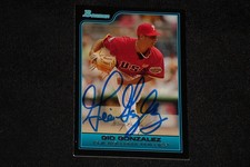 GIO GONZALEZ 2006 BOWMAN HAND SIGNED AUTOGRAPHED CARD #FG7 PHILLIES