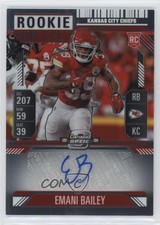 2024 Panini Contenders Optic Rookie Ticket Auto Emani Bailey #177 Auto rw6